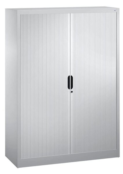 CP Omnispace Rollladenschrank silber 3 Fachböden 120,0 x 42,0 x 166,0 cm