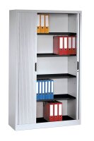 CP Omnispace Rollladenschrank silber 4 Fachböden...