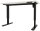 BISLEY E-StarterTech elektrisch höhenverstellbarer Schreibtisch weiß rechteckig, T-Fuß-Gestell schwarz 120,0 x 60,0 cm