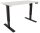 BISLEY E-StarterTech elektrisch höhenverstellbarer Schreibtisch weiß rechteckig, T-Fuß-Gestell schwarz 120,0 x 60,0 cm