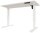 BISLEY E-StarterTech elektrisch höhenverstellbarer Schreibtisch lichtgrau rechteckig, T-Fuß-Gestell weiß 140,0 x 80,0 cm