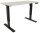 BISLEY E-StarterTech elektrisch höhenverstellbarer Schreibtisch lichtgrau rechteckig, T-Fuß-Gestell schwarz 160,0 x 60,0 cm