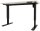 BISLEY E-StarterTech elektrisch höhenverstellbarer Schreibtisch lichtgrau rechteckig, T-Fuß-Gestell schwarz 160,0 x 80,0 cm