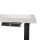 BISLEY E-WonderTech elektrisch höhenverstellbarer Schreibtisch lichtgrau rechteckig, T-Fuß-Gestell schwarz 140,0 x 60,0 cm