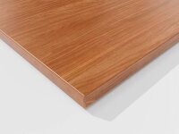 BISLEY E-StarterTech elektrisch höhenverstellbarer Schreibtisch lincoln walnuss rechteckig, T-Fuß-Gestell weiß 140,0 x 60,0 cm