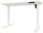 BISLEY E-StarterTech elektrisch höhenverstellbarer Schreibtisch weiß rechteckig, T-Fuß-Gestell weiß 140,0 x 80,0 cm