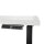 BISLEY E-WonderTech elektrisch höhenverstellbarer Schreibtisch weiß rechteckig, T-Fuß-Gestell schwarz 120,0 x 60,0 cm