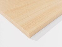 BISLEY E-WonderTech elektrisch höhenverstellbarer Schreibtisch kendal eiche rechteckig, T-Fuß-Gestell weiß 140,0 x 60,0 cm