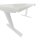 BISLEY E-WonderTech elektrisch höhenverstellbarer Schreibtisch weiß rechteckig, T-Fuß-Gestell weiß 120,0 x 60,0 cm
