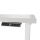 BISLEY E-WonderTech elektrisch höhenverstellbarer Schreibtisch lichtgrau rechteckig, T-Fuß-Gestell weiß 120,0 x 60,0 cm