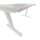 BISLEY E-WonderTech elektrisch höhenverstellbarer Schreibtisch lichtgrau rechteckig, T-Fuß-Gestell weiß 120,0 x 60,0 cm