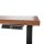 BISLEY E-WonderTech elektrisch höhenverstellbarer Schreibtisch lincoln walnuss rechteckig, T-Fuß-Gestell schwarz 120,0 x 60,0 cm