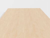 BISLEY E-WonderTech elektrisch höhenverstellbarer Schreibtisch ahorn rechteckig, T-Fuß-Gestell weiß 120,0 x 60,0 cm