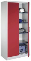 CP Stahlschrank 08921-00 S10112 lichtgrau, rubinrot 4...