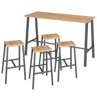 HAMMERBACHER Stehtisch-Set Meeting Point Industrial...