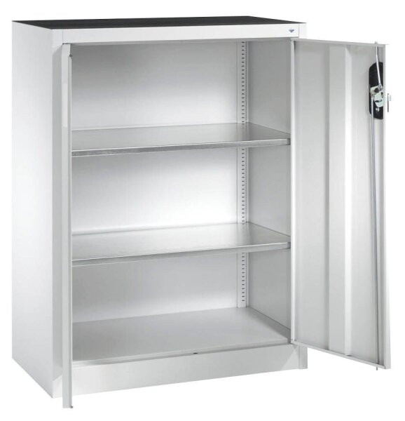 CP Stahlschrank 8520-000 S10093 lichtgrau 2 Fachböden 93,0 x 40,0 x 120,0 cm, aufgebaut, 1 St.