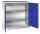 CP Stahlschrank 8530-000 S10117 lichtgrau, enzianblau 2 Fachböden 120,0 x 40,0 x 120,0 cm, aufgebaut, 1 St.