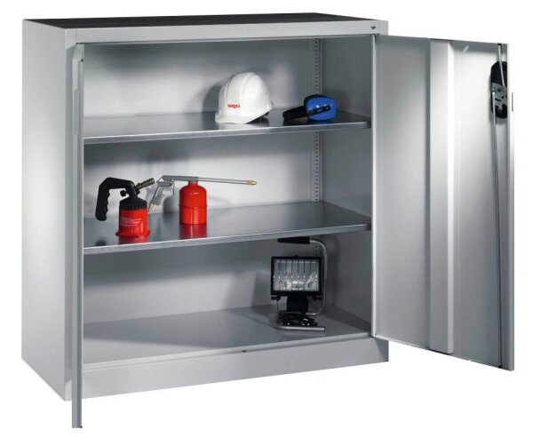 CP Stahlschrank 8530-000 S10112 lichtgrau 2 Fachböden 120,0 x 40,0 x 120,0 cm, aufgebaut, 1 St.