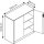 CP Stahlschrank 8531-000 S10143 lichtgrau 2 Fachböden 120,0 x 50,0 x 120,0 cm, aufgebaut, 1 St.