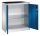 CP Stahlschrank 8820-000 S10238 lichtgrau, enzianblau 1 Fachboden 93,0 x 40,0 x 100,0 cm, aufgebaut, 1 St.