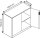 CP Stahlschrank 8831-000 S10206 lichtgrau 1 Fachboden 120,0 x 50,0 x 100,0 cm, aufgebaut, 1 St.