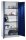 CP Stahlschrank 08920-00 S10098 lichtgrau, enzianblau 4 Fachböden 93,0 x 40,0 x 195,0 cm, aufgebaut, 1 St.