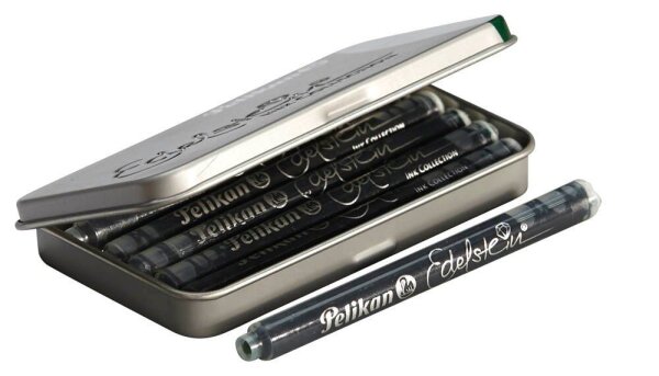 Pelikan Tintenpatronen für Füller Edelstein® Ink aventurine, 6 St.