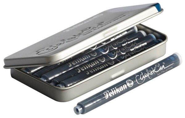 Pelikan Tintenpatronen für Füller Edelstein® Ink topaz, 6 St.