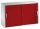 CP Aufsatz-Schiebetürenschrank C 2000 Acurado, 2045-00 S10092 lichtgrau, rubinrot 1 Fachboden 120,0 x 40,0 x 79,0 cm