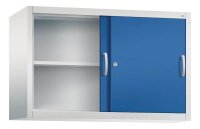 CP Aufsatz-Schiebetürenschrank C 2000 Acurado, 2045-00 S10088 lichtgrau, enzianblau 1 Fachboden 120,0 x 40,0 x 79,0 cm