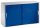 CP Aufsatz-Schiebetürenschrank C 2000 Acurado, 2045-00 S10088 lichtgrau, enzianblau 1 Fachboden 120,0 x 40,0 x 79,0 cm