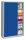 CP Schiebetürenschrank C 2000 Acurado, 2040-00 S10167 lichtgrau, enzianblau 4 Fachböden 120,0 x 40,0 x 195,0 cm