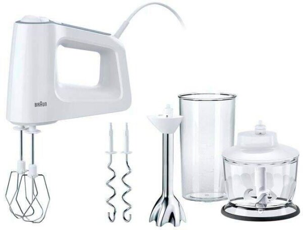 BRAUN MultiMix 3 HM3137WH Handmixer weiß 500 W