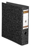 bene Hartpappe Ordner schwarz marmoriert Karton 8,0 cm...