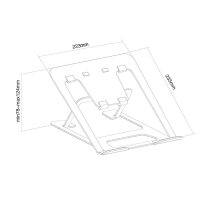 Neomounts Laptop-Ständer NSLS085SILVER silber