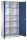 CP Stahlschrank 8921-311 S10193 lichtgrau, enzianblau 4 Fachböden 93,0 x 50,0 x 195,0 cm, aufgebaut, 1 St.