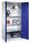 CP Stahlschrank 8922-00 S10550 lichtgrau, enzianblau 4 Fachböden 93,0 x 60,0 x 195,0 cm, aufgebaut, 1 St.