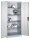 CP Stahlschrank 8922-00 S10551 lichtgrau 4 Fachböden 93,0 x 60,0 x 195,0 cm, aufgebaut, 1 St.
