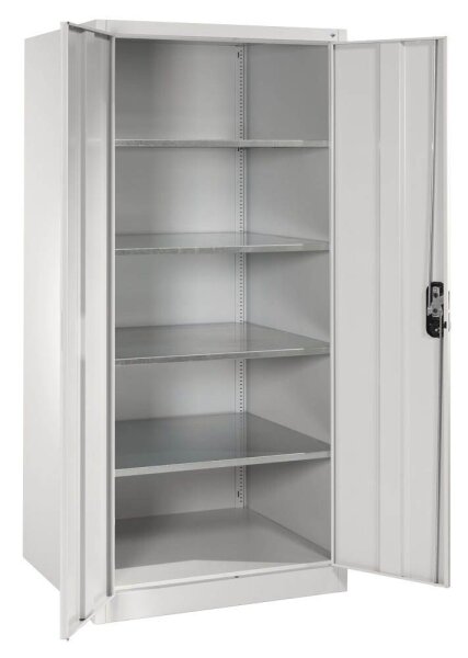CP Stahlschrank 8924-00 S10164 lichtgrau 4 Fachböden 93,0 x 80,0 x 195,0 cm, aufgebaut, 1 St.