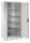 CP Stahlschrank 8924-00 S10164 lichtgrau 4 Fachböden 93,0 x 80,0 x 195,0 cm, aufgebaut, 1 St.