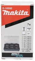 makita Steckschlüssel-Satz IMPACT BLACK E-16592 7-teilig