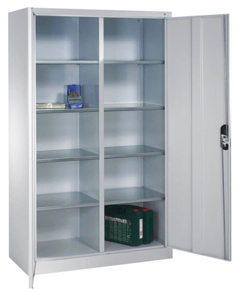 CP Stahlschrank 8931-311 S10121 lichtgrau 4 Fachböden 120,0 x 50,0 x 195,0 cm, aufgebaut, 1 St.