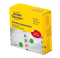 AVERY Zweckform Klebepunkte 3855 grün Ø 19,0...