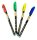 BlueSky Harry Potter Gelschreiber-Set schwarz, Schreibfarbe: farbsortiert, 4 St.
