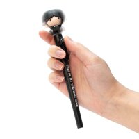 BlueSky Kugelschreiber Wednesday - Fidget Pen inkl. Sammelfigur schwarz, Schreibfarbe: schwarz, 1 St.