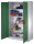 CP Stahlschrank 8932-00 S10604 lichtgrau, rededagrün 4 Fachböden 120,0 x 60,0 x 195,0 cm, aufgebaut, 1 St.