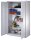 CP Stahlschrank 8932-00 S10600 lichtgrau 4 Fachböden 120,0 x 60,0 x 195,0 cm, aufgebaut, 1 St.
