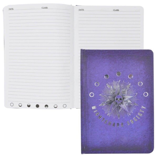 BlueSky Notizbuch Wednesday - Nightshade DIN A5 liniert, mehrfarbig Hardcover 80 Seiten, 1 St.