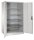 CP Stahlschrank 8934-00 S10194 lichtgrau 4 Fachböden 120,0 x 80,0 x 195,0 cm, aufgebaut, 1 St.