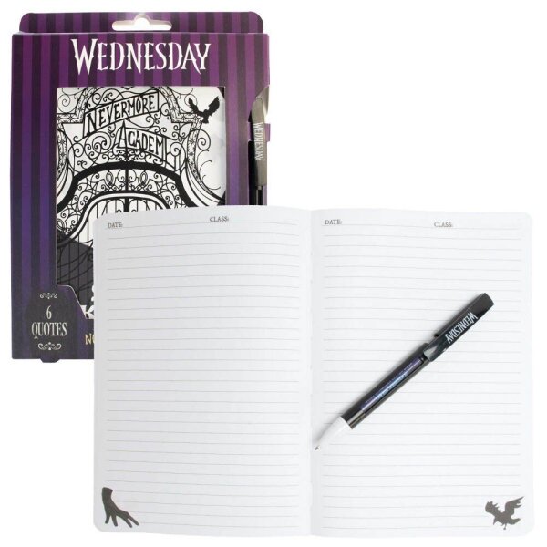 BlueSky Notizbuch Wednesday DIN A5 liniert, mehrfarbig Hardcover, 1 St.